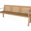 Banc en acier galvanisé, robuste et résistant aux intempéries, idéal pour les espaces publics et les parcs.