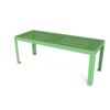 Banquette 2 places en acier galvanisé, durable et résistante aux intempéries pour les espaces extérieurs.