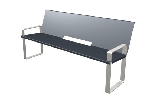 Banc fer plat
