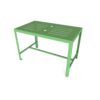 Table de pique-nique en acier galvanisé résistante aux intempéries et idéale pour les parcs et jardins.