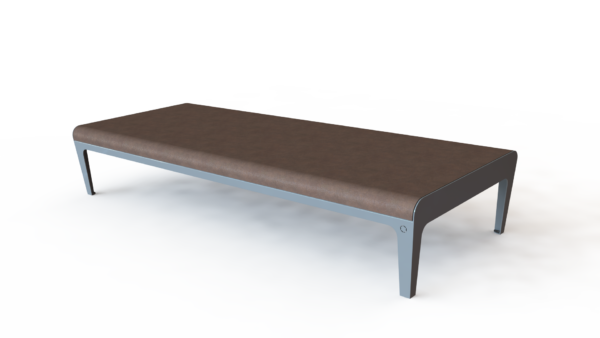 Banquette en matériau recyclé composite et chanvre - espace public ou privé